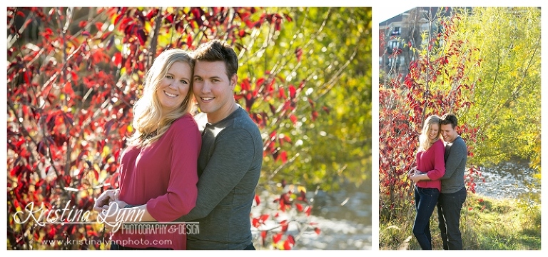 A colorful engagement session in downtown Denver by wedding photographer Kristina Lynn Photography & Design.