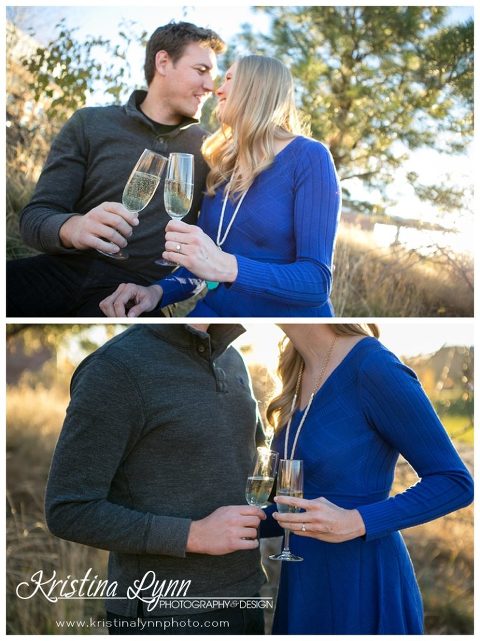 A colorful engagement session in downtown Denver by wedding photographer Kristina Lynn Photography & Design.