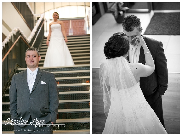 A spring wedding at the ISU campus Alumni Center by Colorado wedding photographer Kristina Lynn Photography & Design
