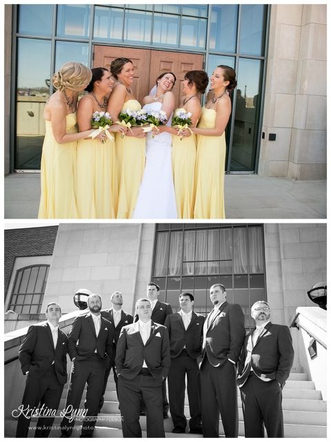 A spring wedding at the ISU campus Alumni Center by Colorado wedding photographer Kristina Lynn Photography & Design