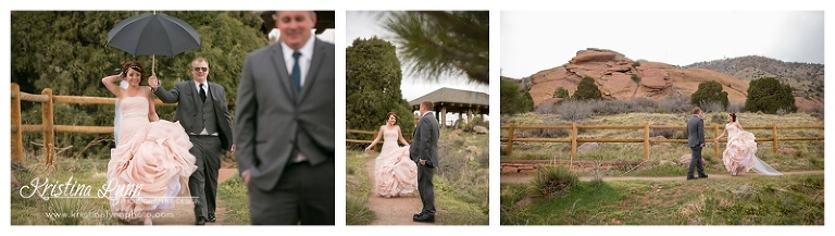 5 tips to dealing with rain on your wedding day by Denver wedding photographer Kristina Lynn Photography & Design.