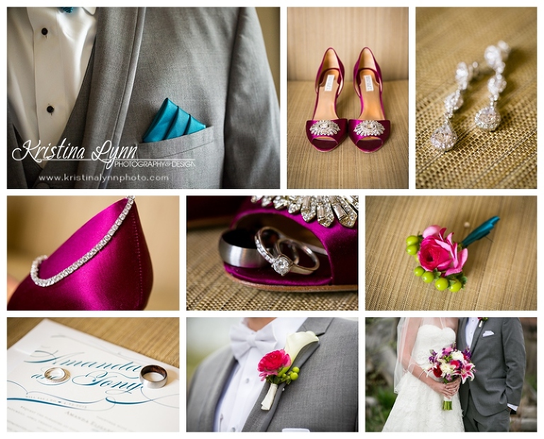 A modern, elegant wedding featuring a jewel toned color palette by Denver wedding photographer Kristina Lynn Photography & Design.