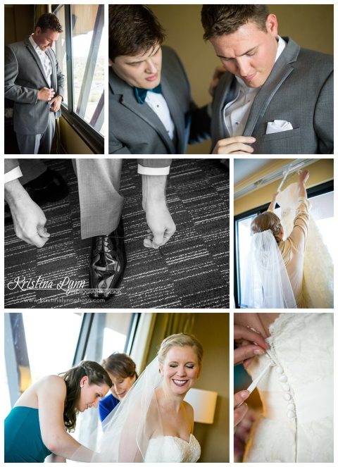 A modern, elegant wedding featuring a jewel toned color palette by Denver wedding photographer Kristina Lynn Photography & Design.