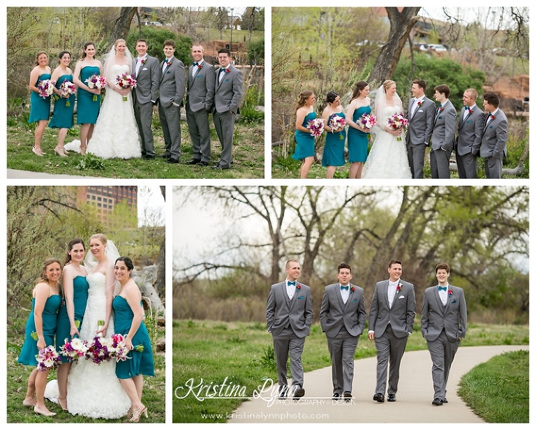 A modern, elegant wedding featuring a jewel toned color palette by Denver wedding photographer Kristina Lynn Photography & Design.