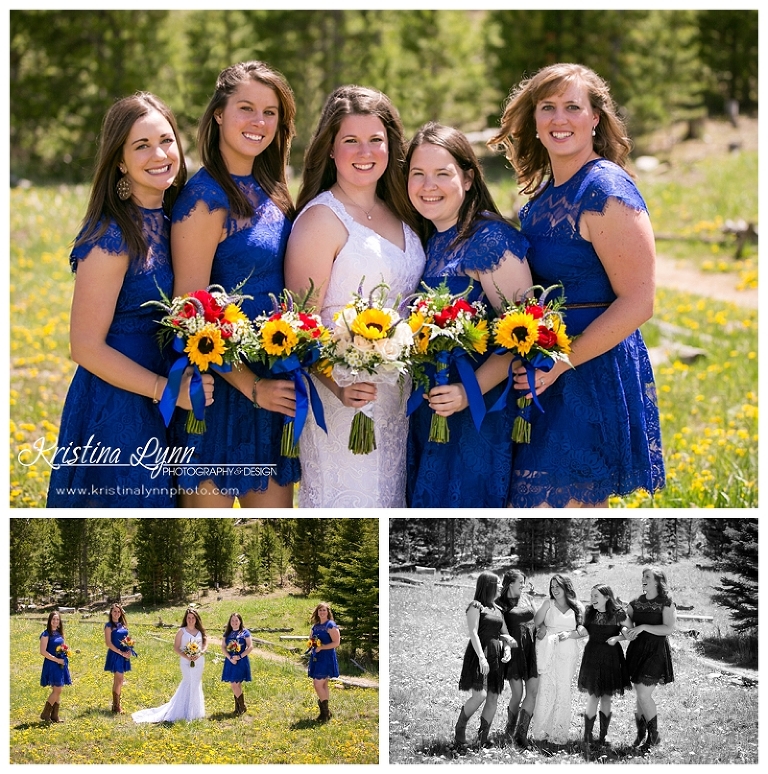 An outdoor mountain wedding at Lake Dillon by Denver wedding photographer Kristina Lynn Photography & Design.