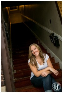 A downtown urban high school senior session by Denver photographer Kristina Lynn Photography & Design