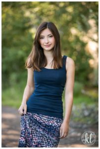 Fashion forward high school senior girl photo shoot by Littleton photographer Kristina Lynn Photography & Design