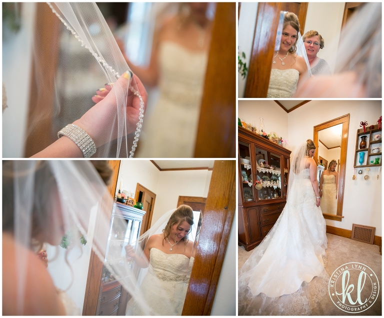 A rustic outdoor farm wedding with bright pops of color by Denver wedding photographer Kristina Lynn Photography & Design.