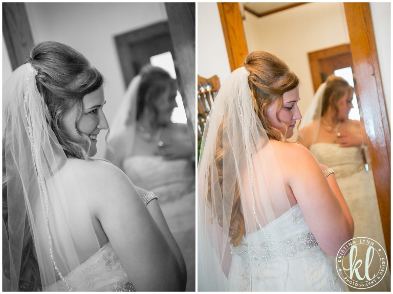 A rustic outdoor farm wedding with bright pops of color by Denver wedding photographer Kristina Lynn Photography & Design.