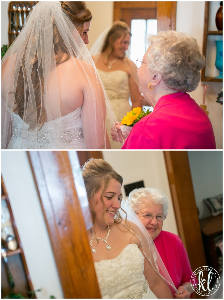 A rustic outdoor farm wedding with bright pops of color by Denver wedding photographer Kristina Lynn Photography & Design.