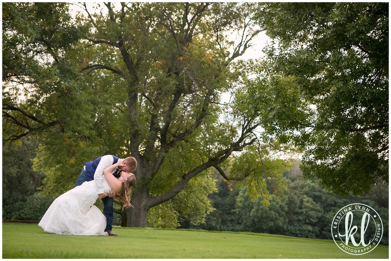 A rustic outdoor farm wedding with bright pops of color by Denver wedding photographer Kristina Lynn Photography & Design.