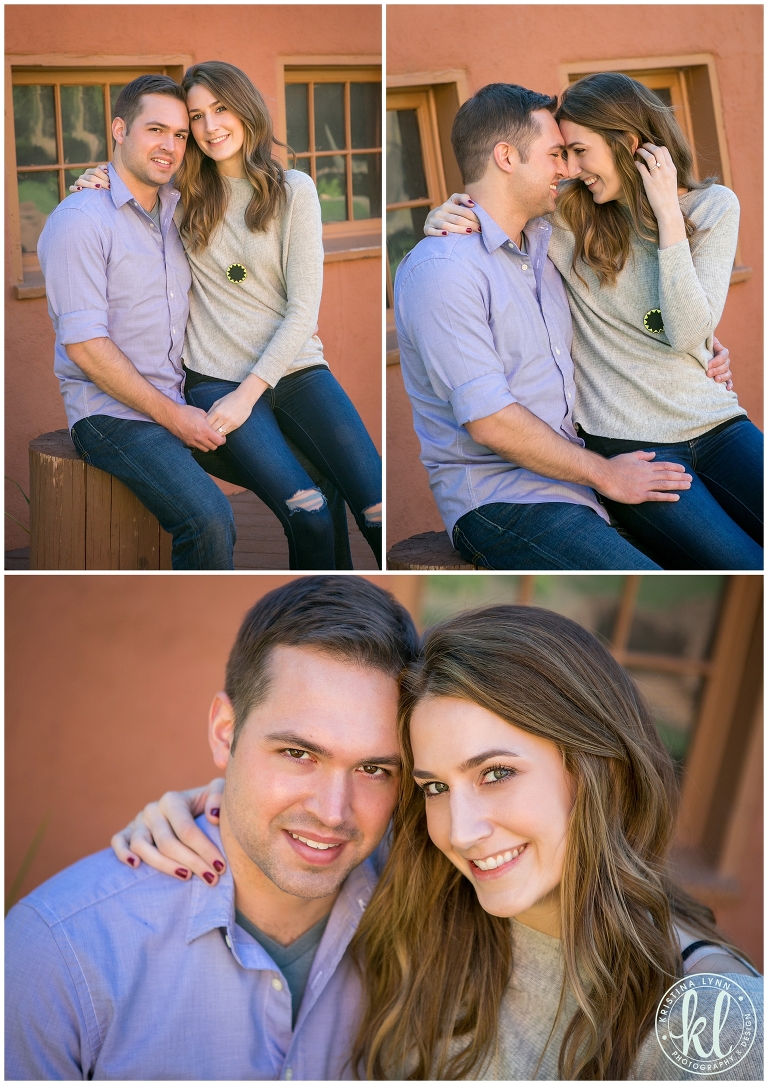Destination engagement session at Red Rocks by Denver wedding photographer Kristina Lynn Photography & Design