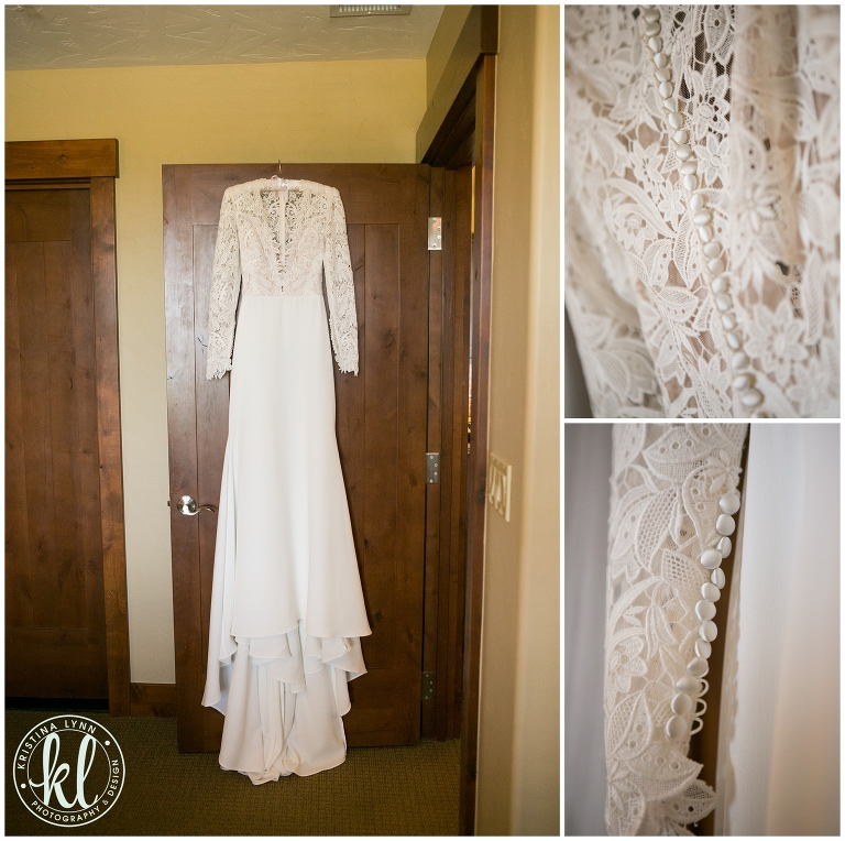 An elegant and modern Colorado mountain wedding captured by photographer Kristina Lynn Photography & Design.