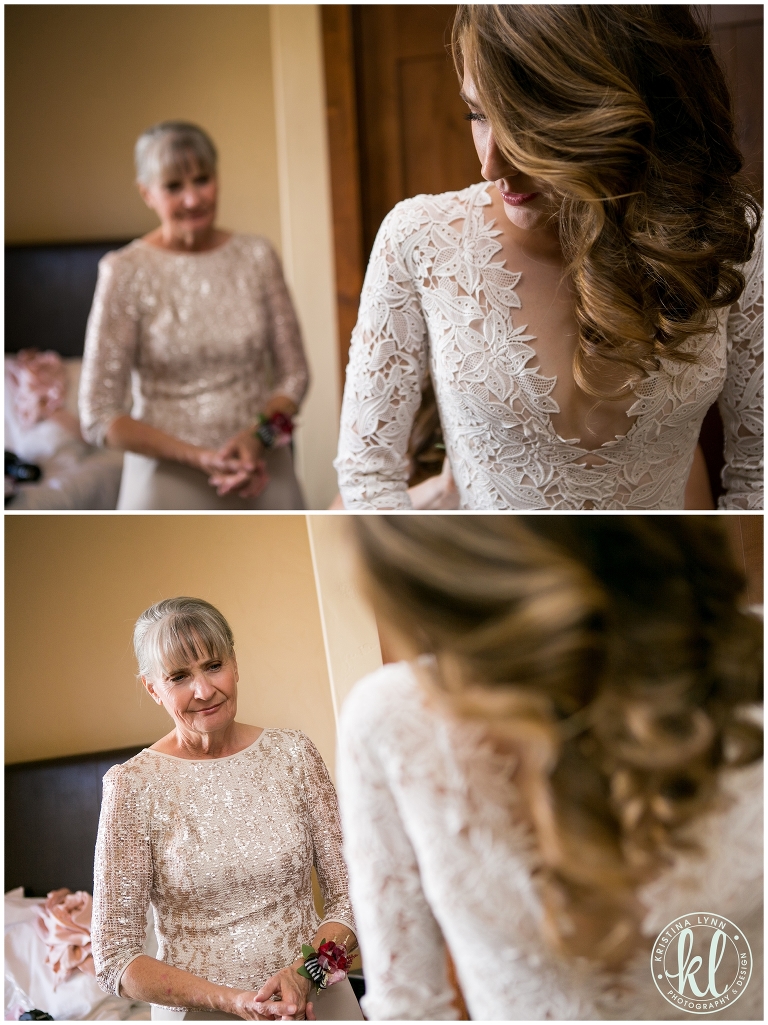 An elegant and modern Colorado mountain wedding captured by photographer Kristina Lynn Photography & Design.