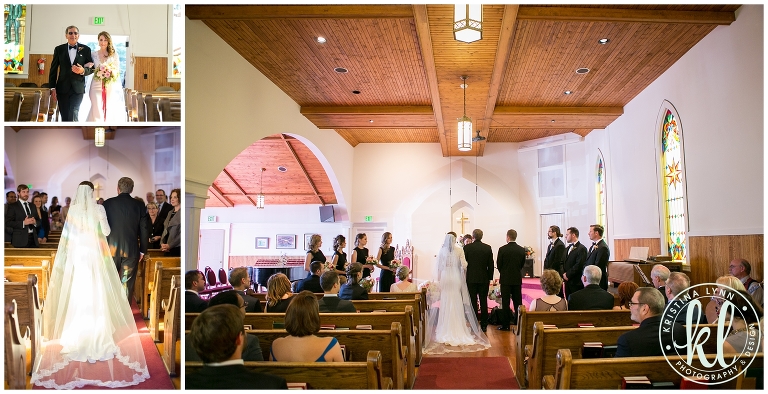 An elegant and modern Colorado mountain wedding captured by photographer Kristina Lynn Photography & Design.