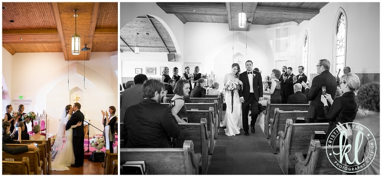 An elegant and modern Colorado mountain wedding captured by photographer Kristina Lynn Photography & Design.