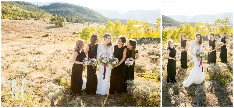 An elegant and modern Colorado mountain wedding captured by photographer Kristina Lynn Photography & Design.
