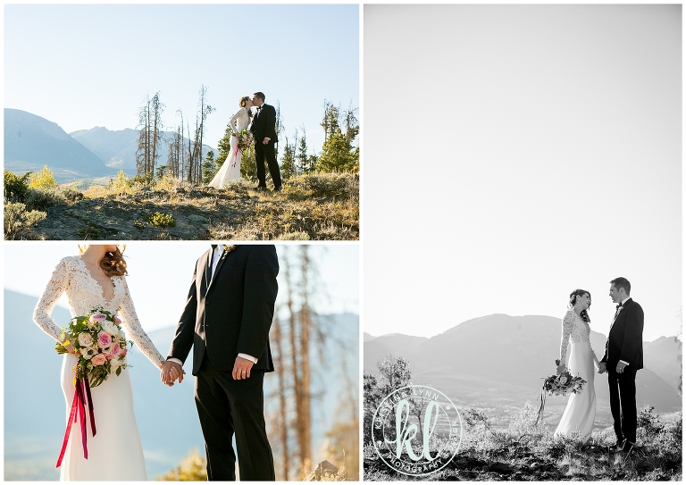 An elegant and modern Colorado mountain wedding captured by photographer Kristina Lynn Photography & Design.