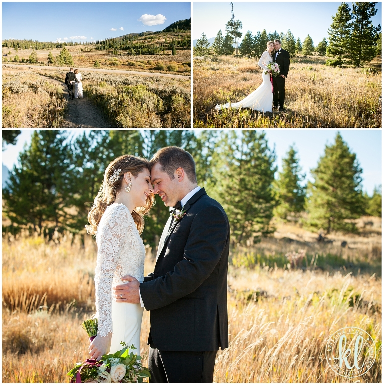 An elegant and modern Colorado mountain wedding captured by photographer Kristina Lynn Photography & Design.
