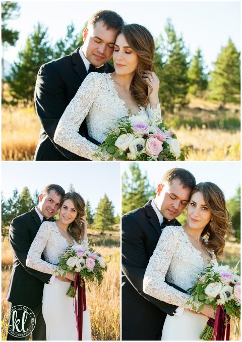 An elegant and modern Colorado mountain wedding captured by photographer Kristina Lynn Photography & Design.