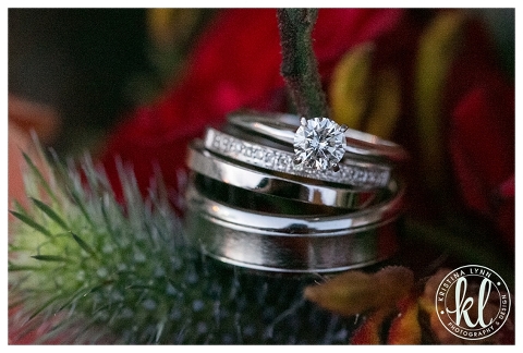 An outdoor Iowa fall wedding with bright colors and unique details.