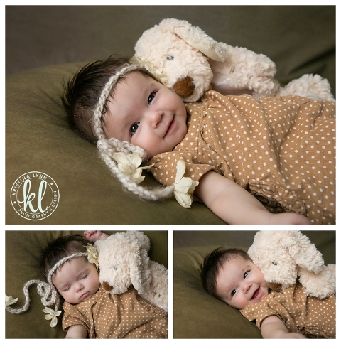 Four month old kids photo session with Denver Colorado photographer Kristina Lynn
