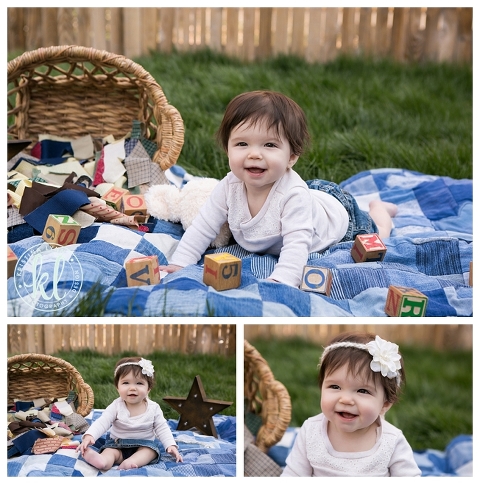 Eight month old kids photo session with Denver Colorado photographer Kristina Lynn