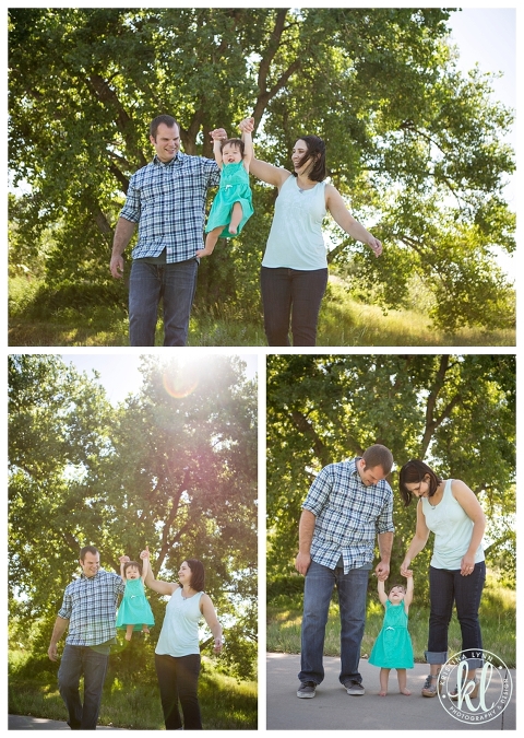 One year old kids photo session with Denver Colorado photographer Kristina Lynn