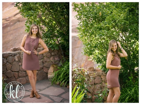 sophisticated senior style at Red Rocks Park