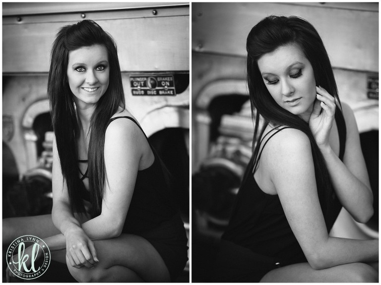 Editorial fashion forward senior photos at Union Station by Denver photographer Kristina Lynn Photography & Design.