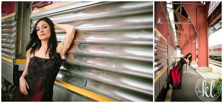 Fashion photo session at Union Station in St. Louis Missouri