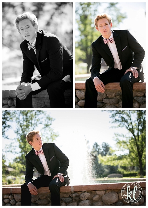 Stylish high school senior boy model photos in Littleton, Colorado | Image by Kristina Lynn Photography & Design