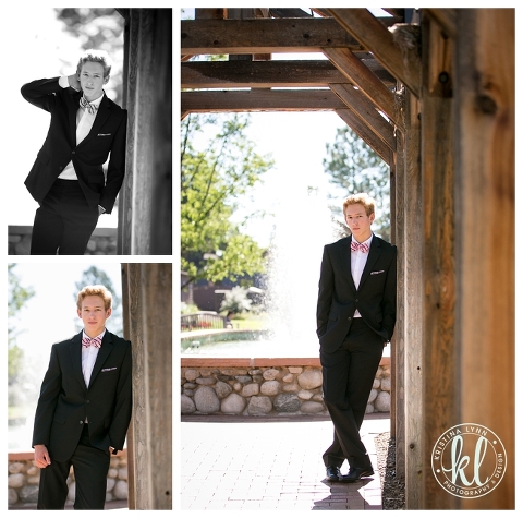 Fashion foward senior pic at Hudson Gardens in Colorado | Kristina Lynn Photography & Design