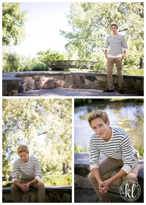 Teenaged guy showing off his preppy style at a park in Littleton, Colorado | Image by Kristina Lynn Photography & Design