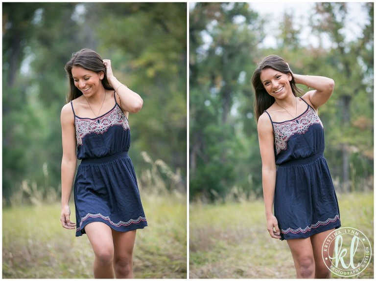 This casual shift dress was perfect for this location with tall grasses | Image by Kristina Lynn Photography & Design.