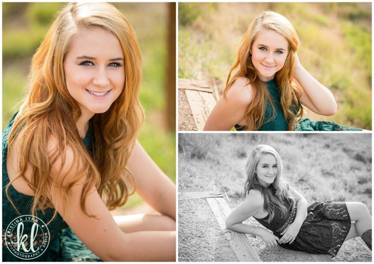 Casual high school senior photos at a local park.