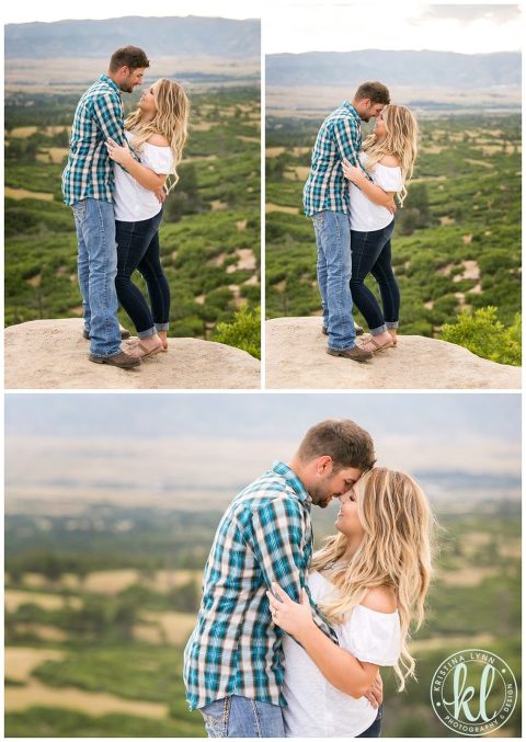 A destination engagement photo shoot in the Rocky Mountains of Colorado.