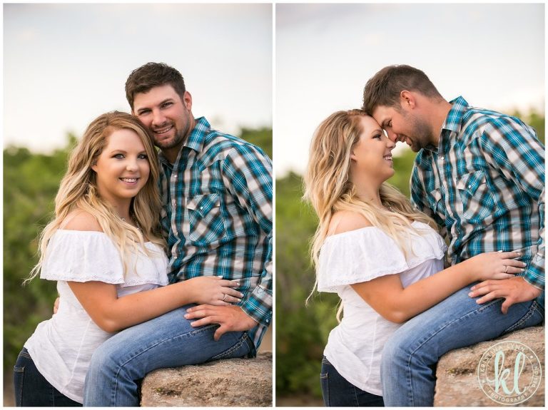 A destination engagement session in picturesque Colorado, by destination wedding photographer Kristina Lynn Photography & Design.