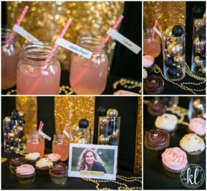 Kate Spade Inspired Glam Grad Party Decor Kristina Lynn