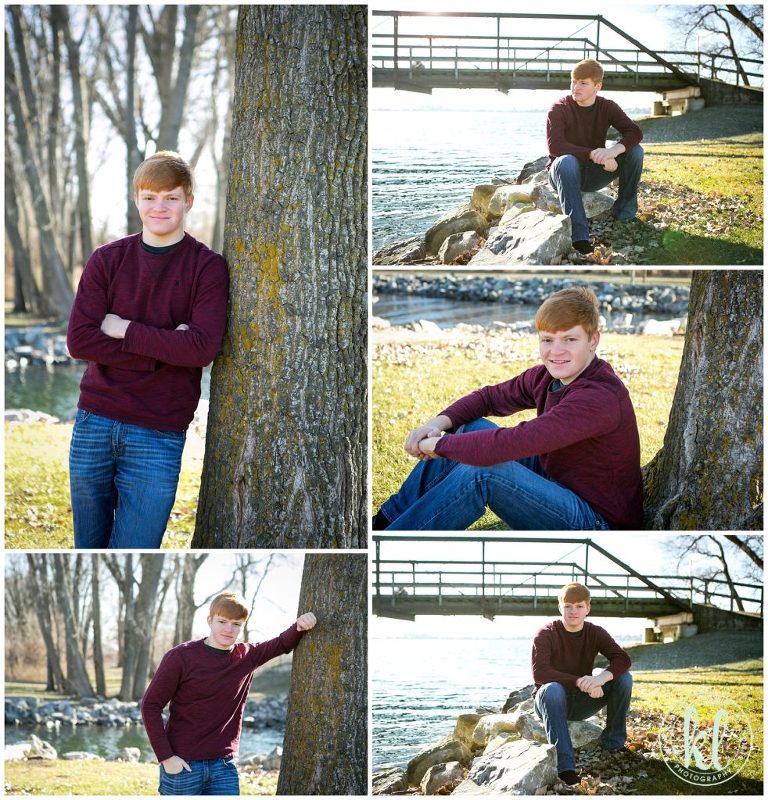 high school senior pictures at lake cornelia near clarion iowa