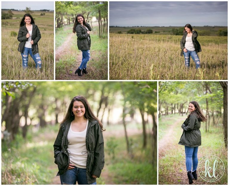 senior pictures in rolling hills of iowa