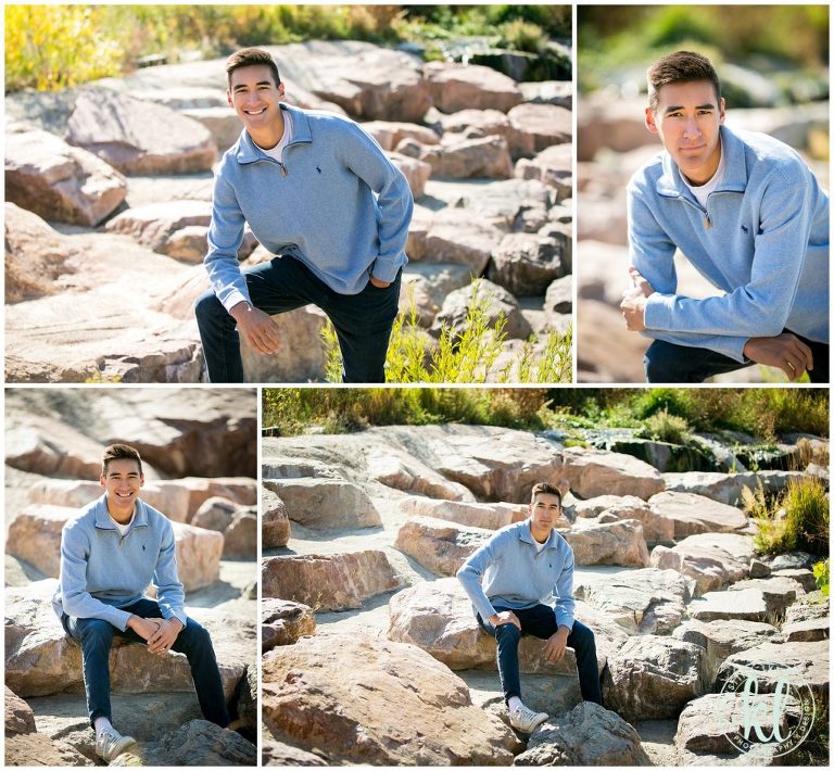 high school senior photo session in downtown parker colorado