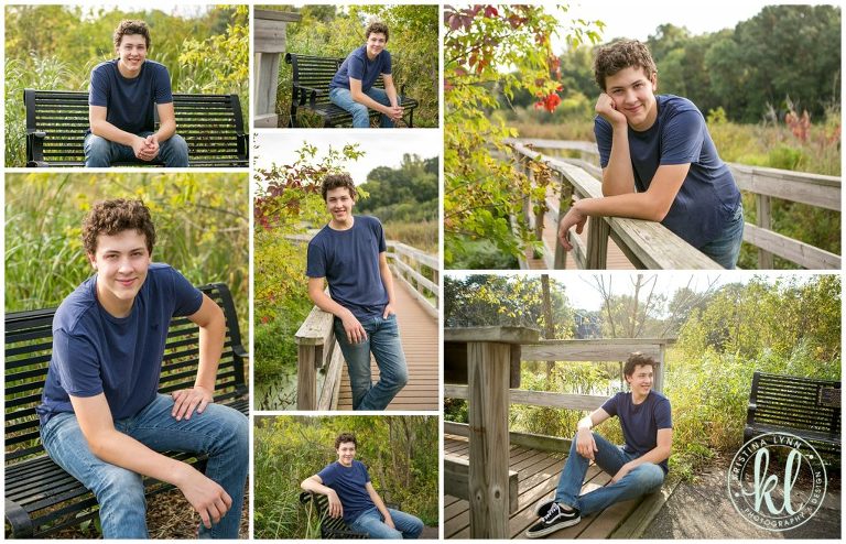 high school senior portraits session at lake mckusick in stillwater minnesota