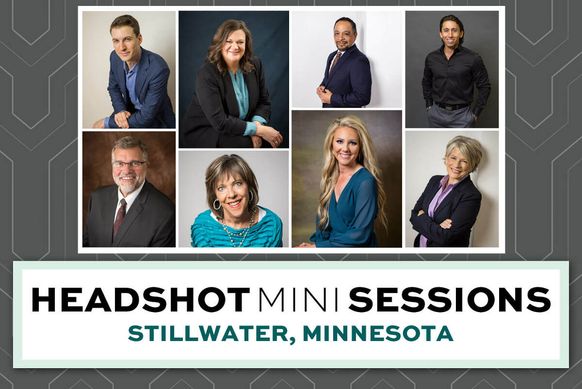 Headshot Photo Mini Sessions in Stillwater Minnesota